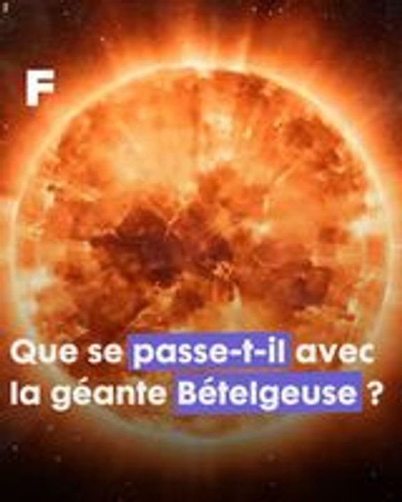 La surface de Bételgeuse est instable !