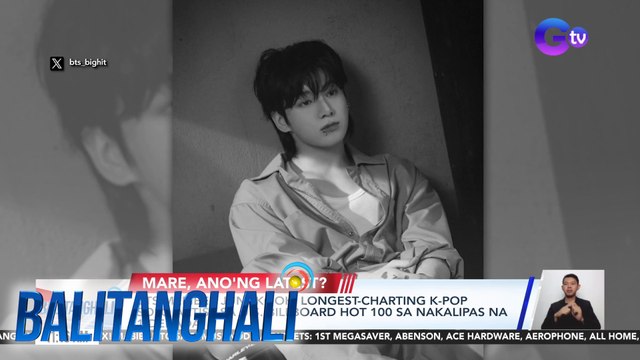 BTS member Jungkook, Longest-charting K-pop solo artist sa U.S. Billboard Hot 100 sa nakalipas na 1 dekada | BT