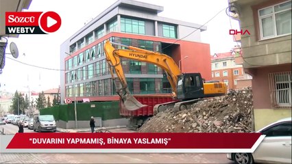 Descargar video: Bahçelievler'de yıkım sırasında yandaki bina duvarının olmadığı ortaya çıktı