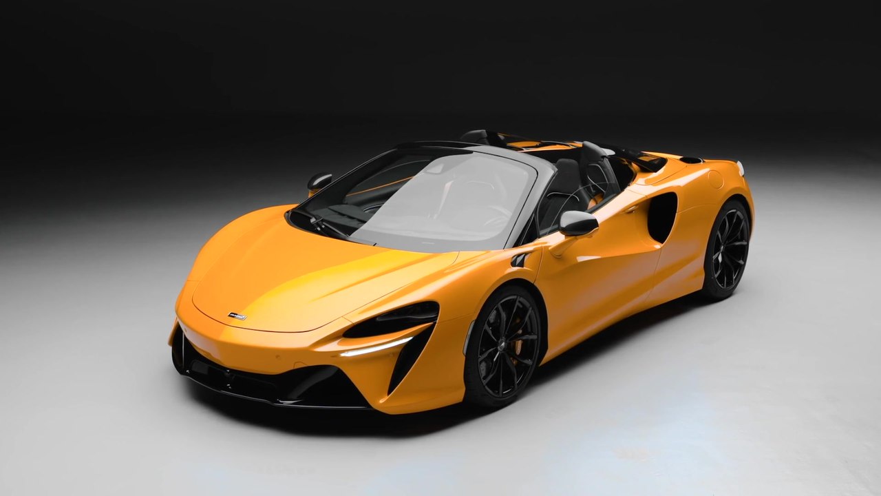 Der neue McLaren Artura Spider - Das Design