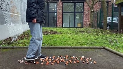 Walking on eggshells