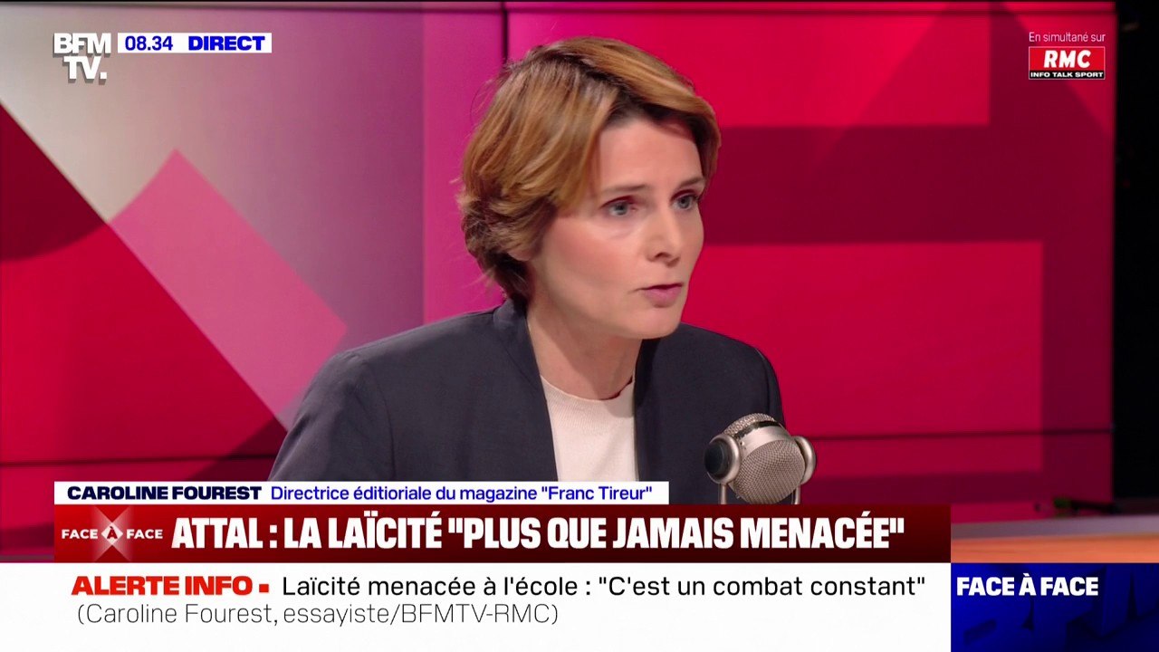 Laïcité à l'école: "Les syndicats et les partis politiques ont un rôle à jouer", pour Caroline Fourest