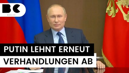 Putin mit deutlicher Meinung zu Ukraine-Verhandlungen!
