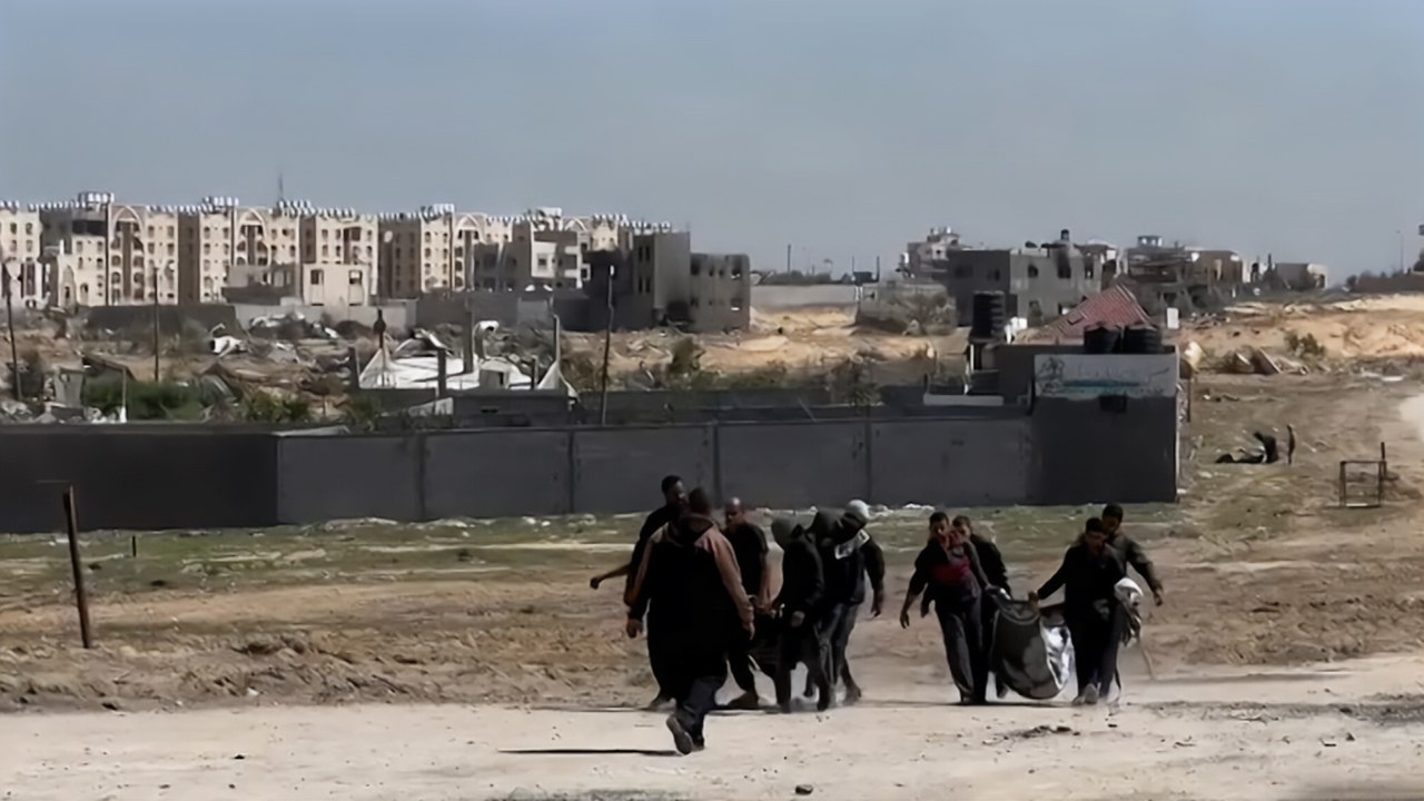 شهادات مواطنين حاولوا انتشال جثامين الشهداء بمدينة حمد بخان يونس