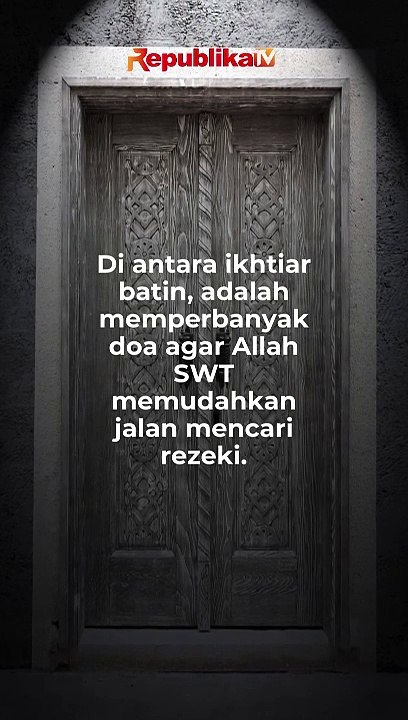 Ikhtiar Batin Lancarkan Rezeki