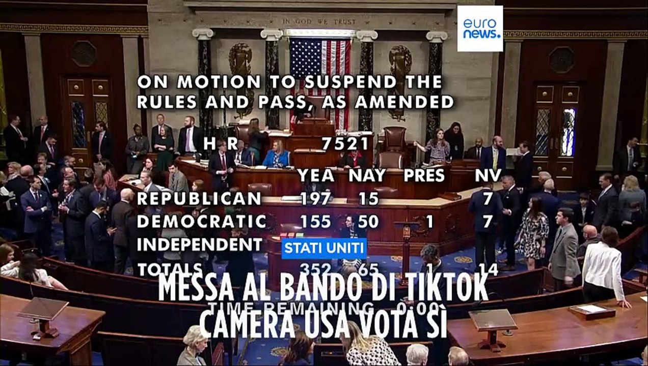 Usa, la Camera vota per vietare TikTok nel Paese: preoccupano debiti dell'azienda madre con Pechino