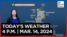 Today's Weather, 4 P.M. | Mar. 14, 2024