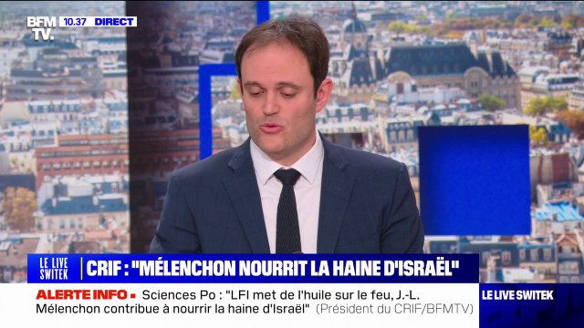 Yonathan Arfi (président du CRIF), sur la polémique à Sciences Po: Les lieux d'enseignement supérieur devraient être des sanctuaires contre l'antisémitisme et le racisme