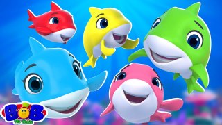 Learn to Count 5 with Five Little Sharks & More Bob Rhymes & Baby Songs