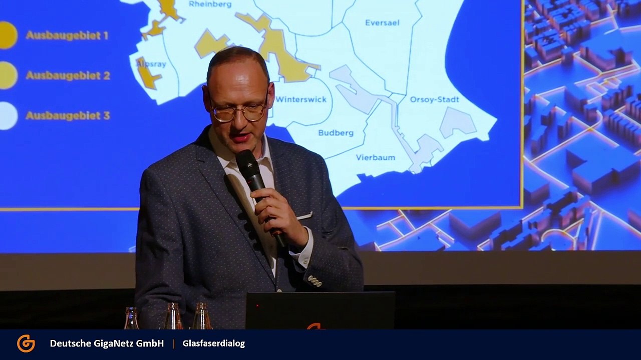 Glasfaserauftakt Rheinberg Deutsche GigaNetz