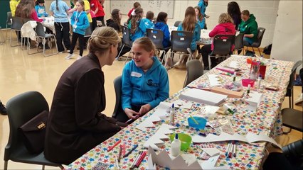 The Duchess of Edinburgh visiting Super Siblings in Crawley