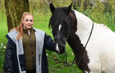 Horse rider recovering from incident