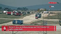 Konya 3. Ana Jet Üs Komutanlığı'nda Türk Yıldızları’nın eğitim uçağı düştü