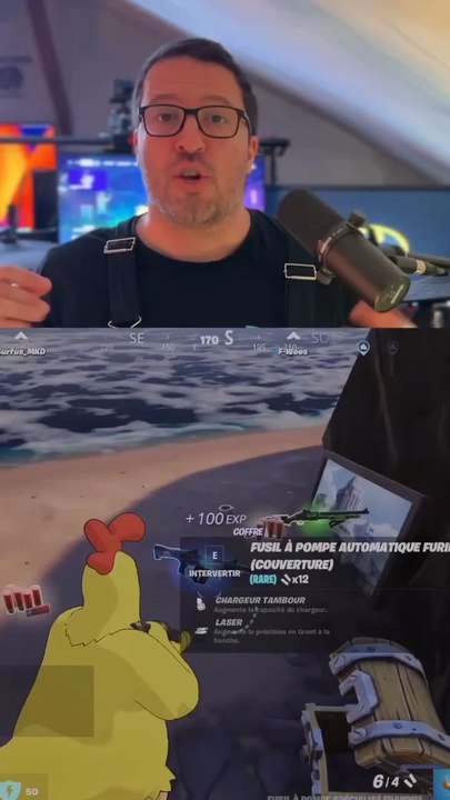 Partie Personnalisée Fortnite Live: Ne Manquez Pas les PP avec Souris Batterie!