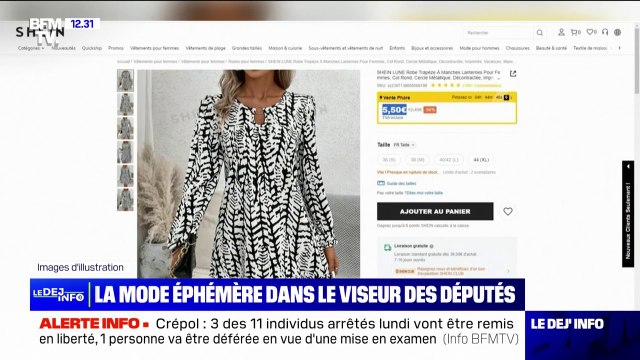Les députés examinent ce jeudi un projet de loi pour limiter et encadrer la fast-fashion