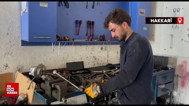 Hakkari'de sanayi ustalarının Ramazan mesaisi