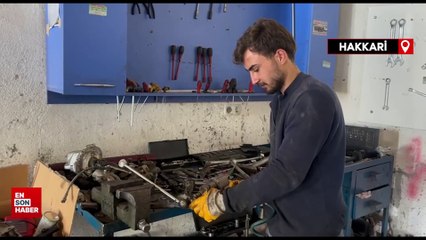 Hakkari'de sanayi ustalarının Ramazan mesaisi