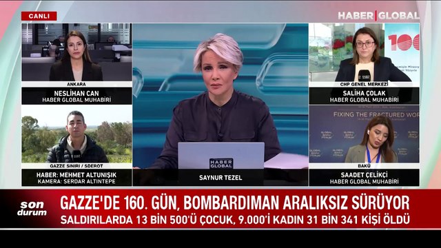 Gazze'nin kuzeyine havadan yardım... Haber Global ekibi o anlara tanıklık etti