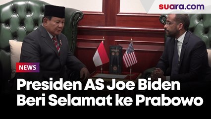 Presiden AS Joe Biden Ucapkan Selamat ke Prabowo Ungguli Pilpres 2024 via Surat Resmi