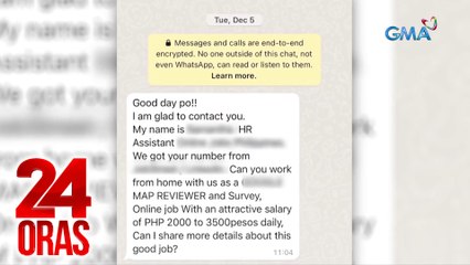 Babala ng DOLE: posibleng scam ang ilang alok na mataas ang sahod kahit "no experience" | 24 Oras
