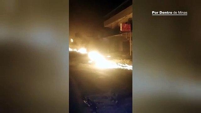 Imagens mostram desespero dos moradores após acidente com caminhão-tanque no bairro Goiânia, em BH