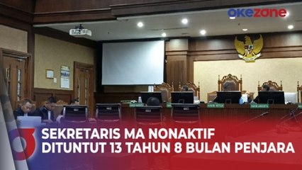 Download Video: Sekretaris MA Nonaktif Hasbi Hasan Dituntut 13 Tahun 8 Bulan Penjara