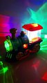 Classical Train Toy Electric Steam Locomotive Engine with Smoke, Automatic Bump & Go Trucks with Sounds Lights, for Kids