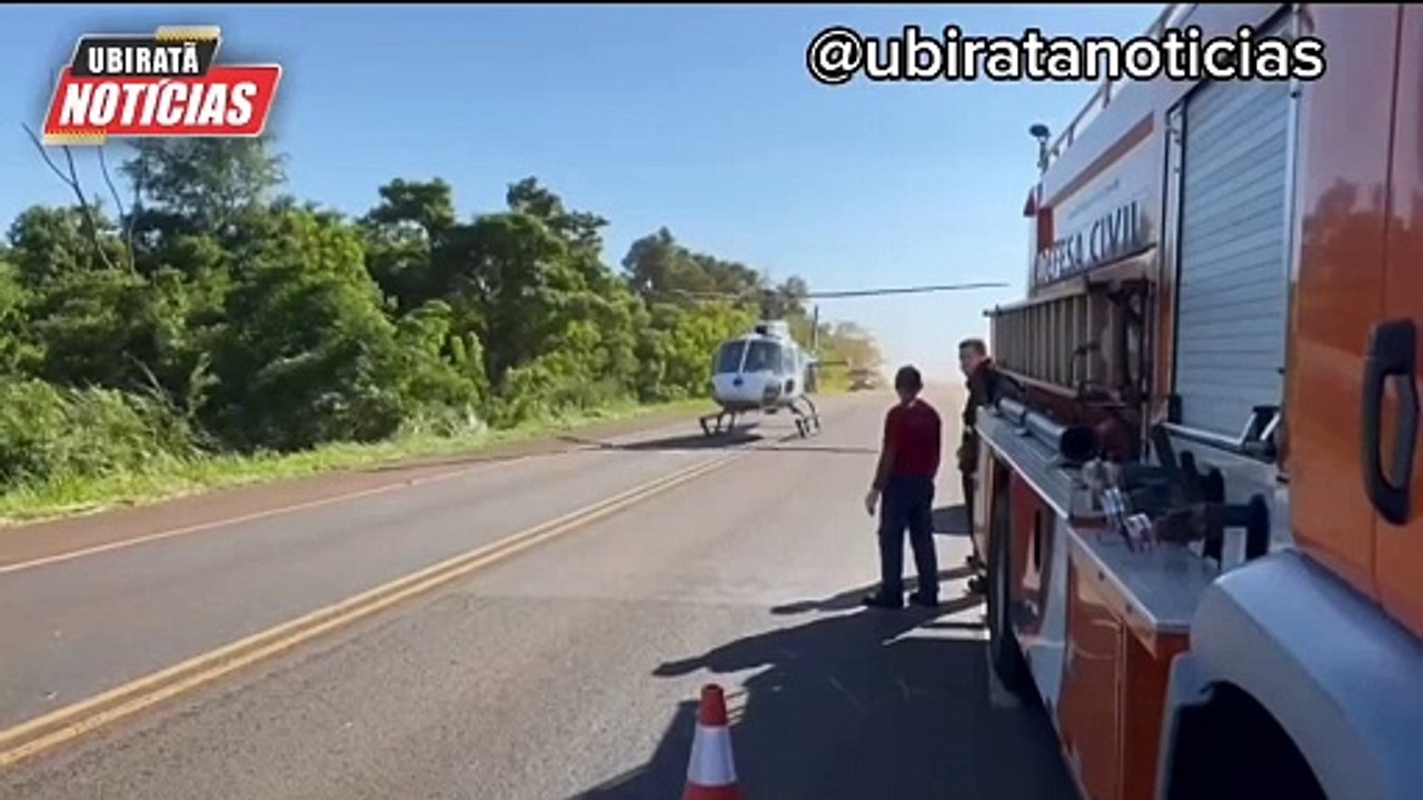 Grave acidente deixa 3 feridos na região de Goioerê