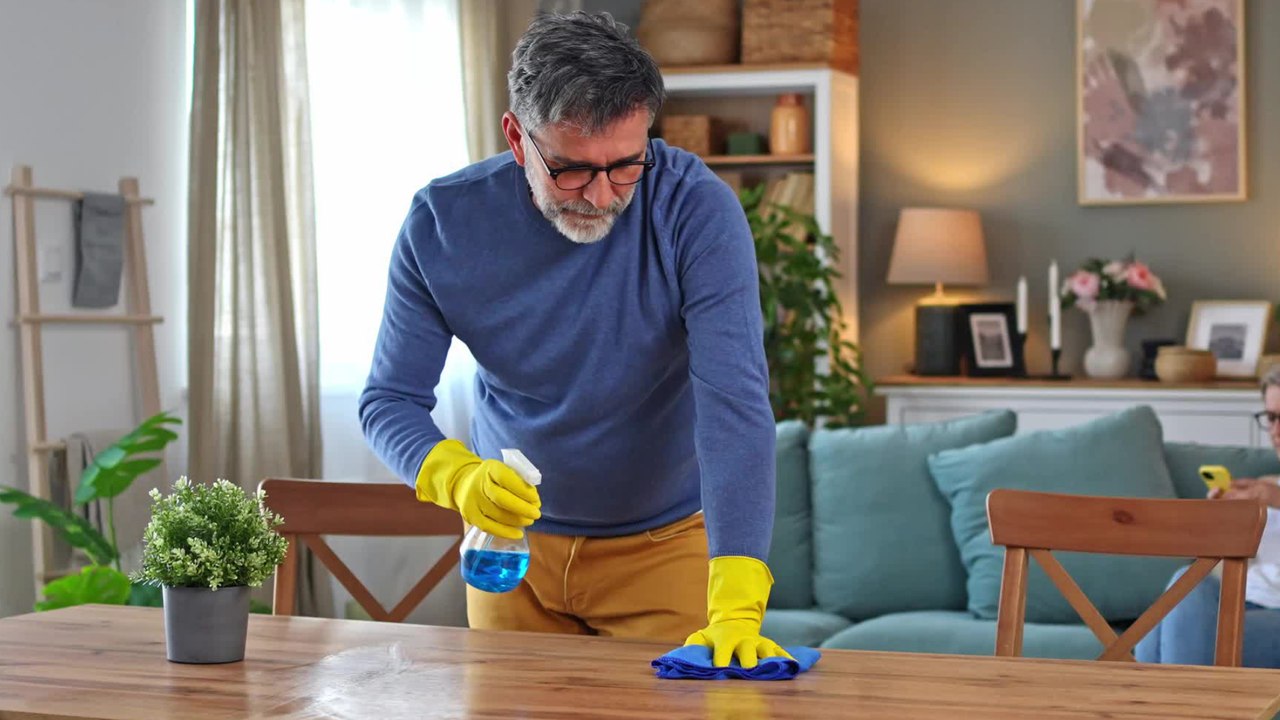 Weg mit dem Fleck: So reinigen Sie Massivholzmöbel richtig