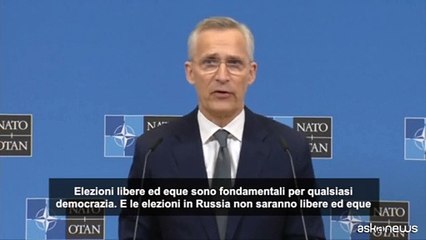 Stoltenberg: in Russia non ci saranno elezioni libere ed eque