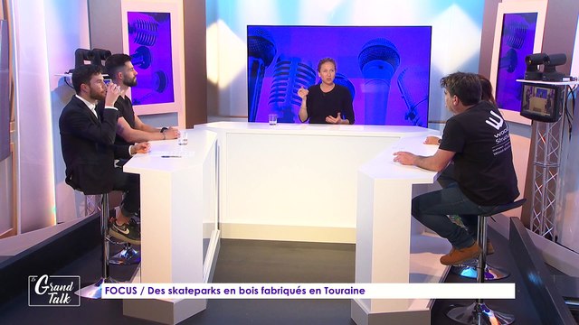 Le Grand Talk - 14/03/2024 - Des skateparks en bois fabriqués en Touraine