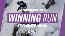 Snowboard Women Winning Run I 2024 Fieberbrunn Pro