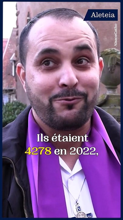 Chaque année, de plus en plus d'adultes demandent le baptême