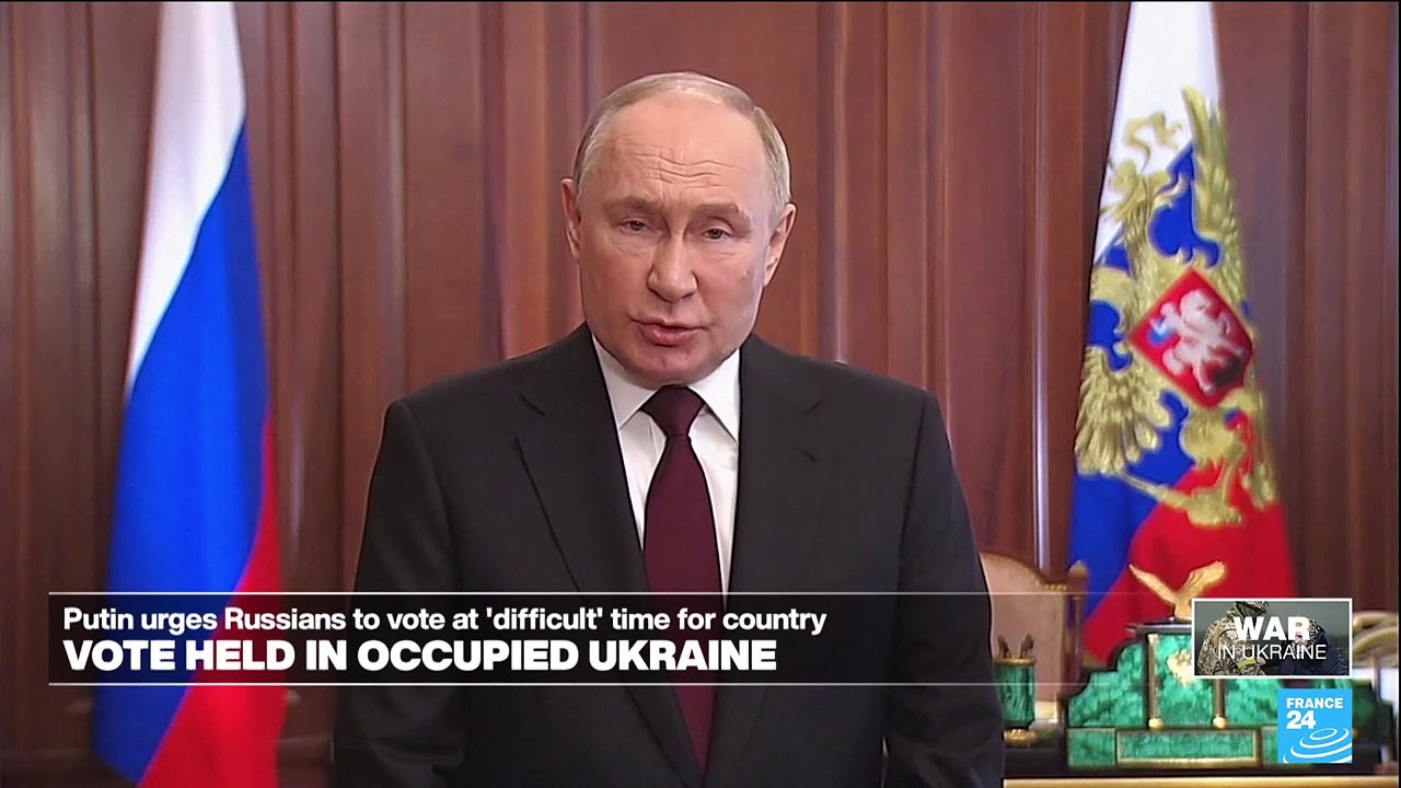 Putin calls on Russians to vote as sign of 'patriotism'