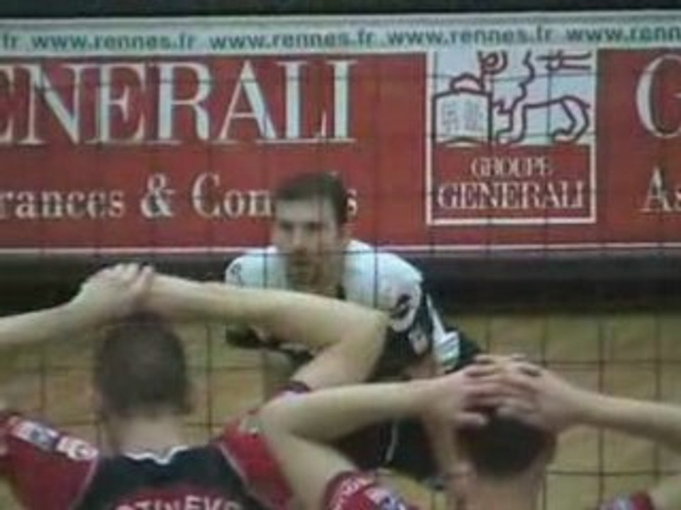 Rennes Volley - Cannes (3 - 1)