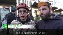 Torino, ciclisti in strada per dire 