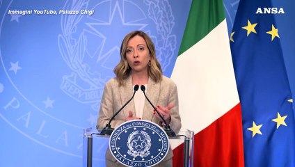 Meloni: "In arrivo una norma sull'IA, ci sara' una via italiana"