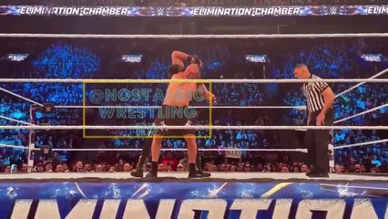 Brock Lesnar vs Bobby Lashley (Highlights) - WWE Elimination Chamber