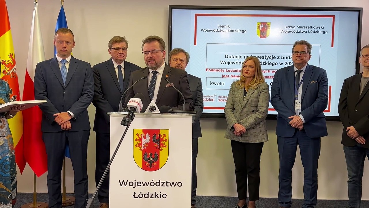 Dotacja Marszałka województwa łódzkiego dla służby zdrowia