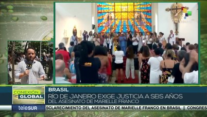 Brasil exige justicia por el asesinato de Marielle Franco