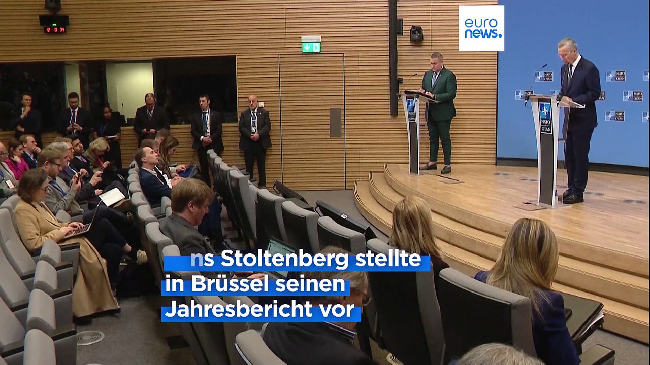 'Der Ukraine geht die Munition aus': Stoltenberg mahnt an die Nato-Bündnisstaaten