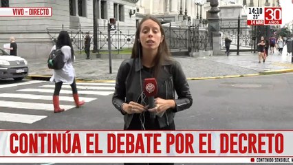 La oposición logró quórum y se debate el DNU de Milei en el Senado