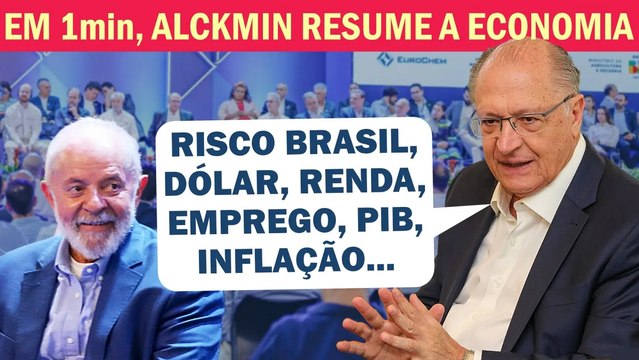 LULA DEPOIS COMENTOU: ALCKMIN TODA VEZ ENTRA NA SALA COM PAPELZINHO DE NOTÍCIA BOA... | Cortes 247