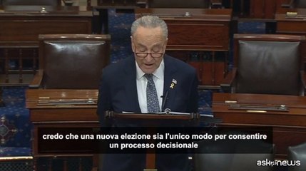 Il senatore Usa Schumer: in Israele servono nuove elezioni