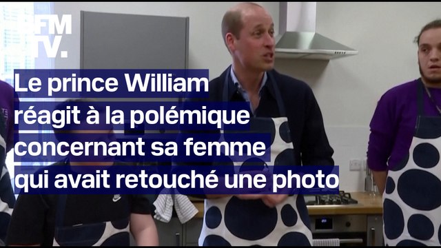 Photo retouchée de Kate: le prince William réagit à la polémique