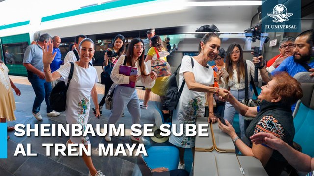Claudia Sheinbaum defiende al Tren Maya de críticas sobre impacto ambiental