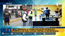 ¡Listos para enfrentar la inseguridad! Serenos de SJL ya cuentan con 500 chalecos antibalas