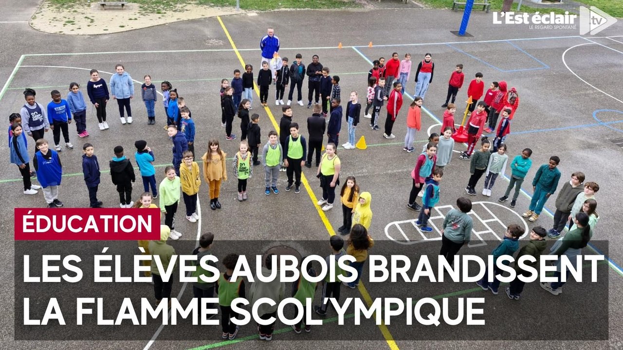 La Flamme Scol’ympique est arrivée dans l’aube, portée par le champion paralympique Bernard Champenois