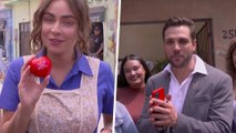 Claudia Martín, Nicola Porcella y el elenco de 'El Amor No Tiene Receta' recibe a sus fans