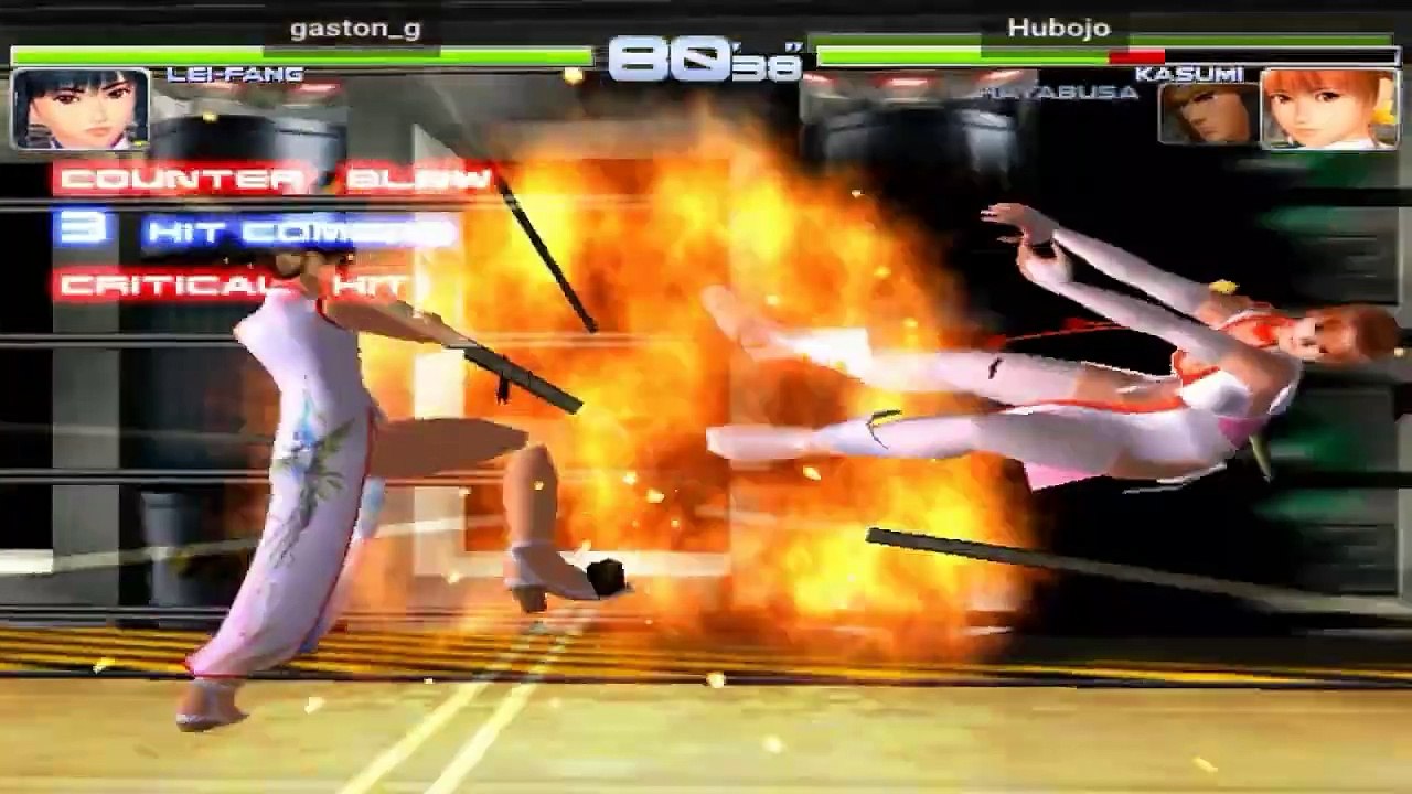 Dead or Alive 2 Millennium - gaston_g vs Hubojo